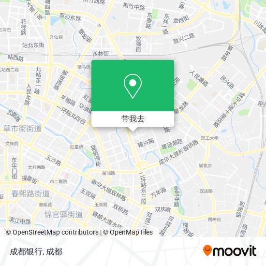 成都银行地图
