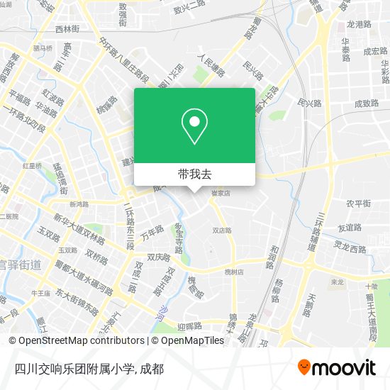 四川交响乐团附属小学地图