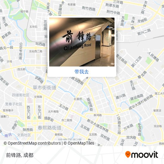 前锋路地图