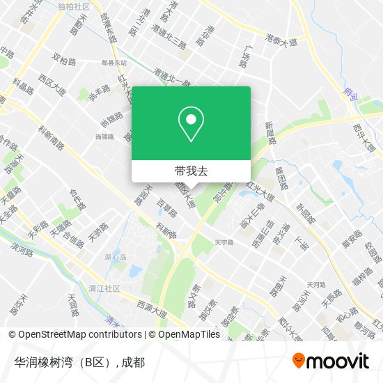 华润橡树湾（B区）地图