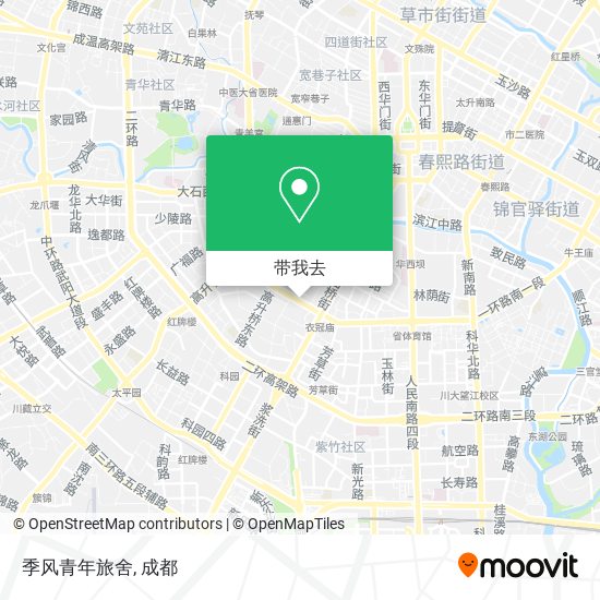 季风青年旅舍地图