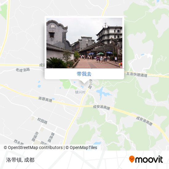 洛带镇地图