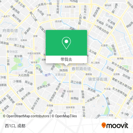 西1口地图