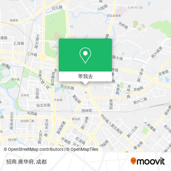 招商.雍华府地图