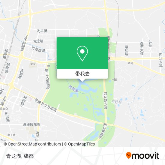 青龙湖地图