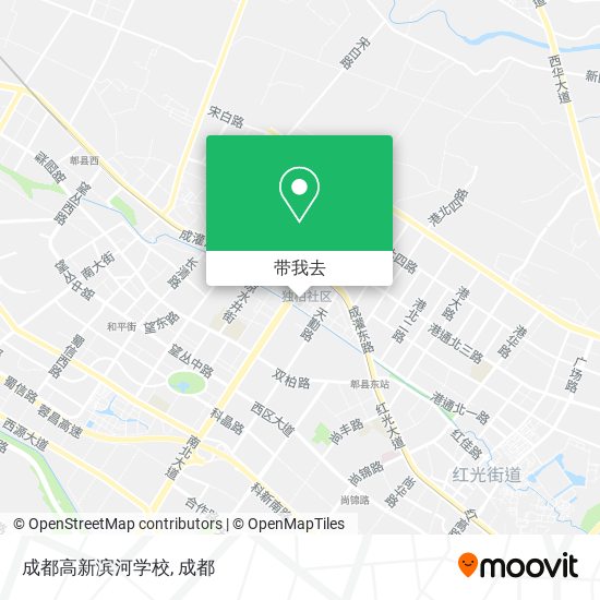 成都高新滨河学校地图