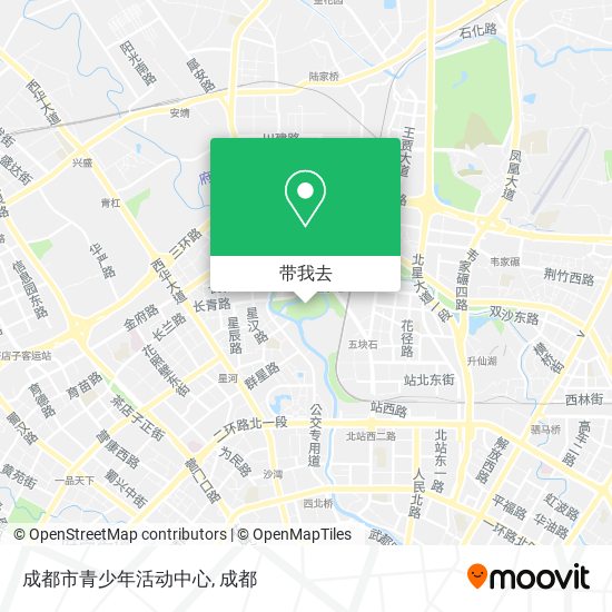 成都市青少年活动中心地图