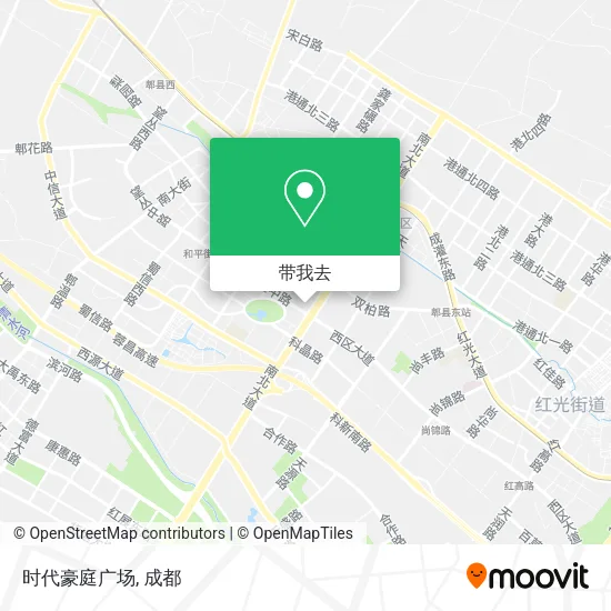 时代豪庭广场地图