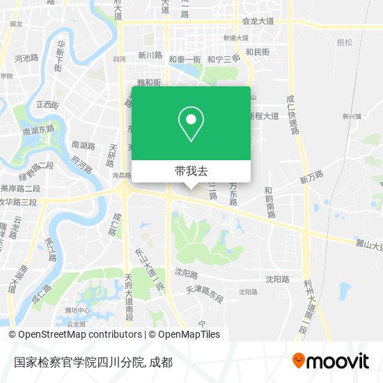 国家检察官学院四川分院地图