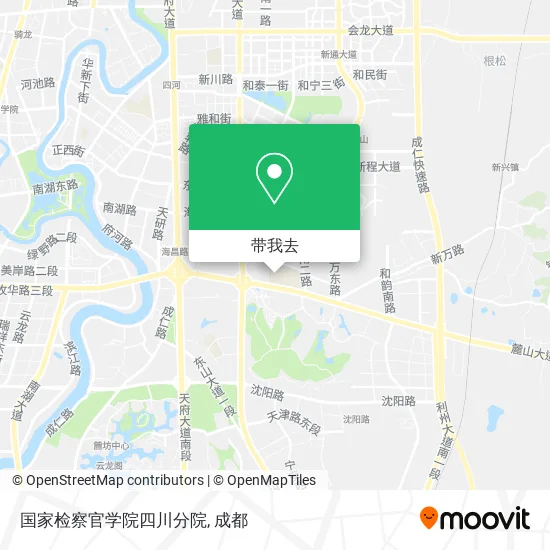 国家检察官学院四川分院地图
