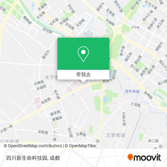 四川新生命科技园地图
