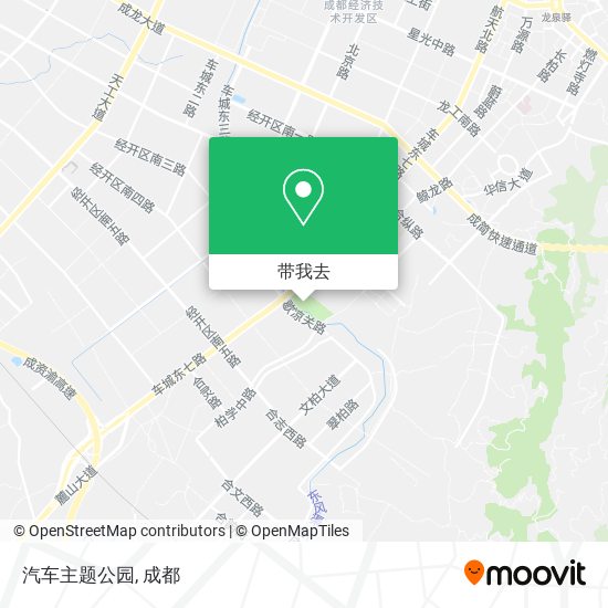 汽车主题公园地图