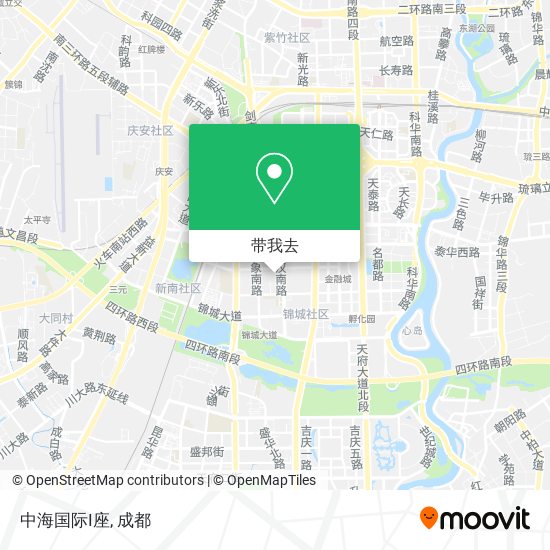 中海国际I座地图