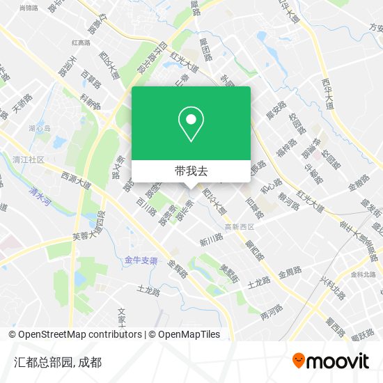汇都总部园地图