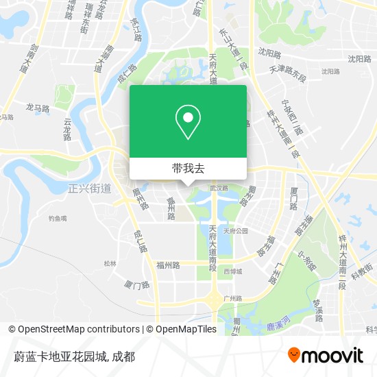 蔚蓝卡地亚花园城地图