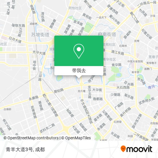 青羊大道3号地图