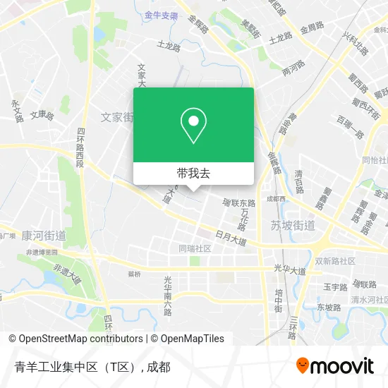 青羊工业集中区（T区）地图