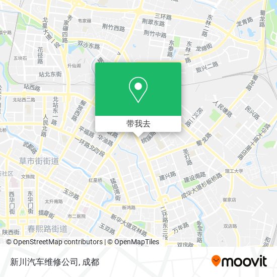 新川汽车维修公司地图