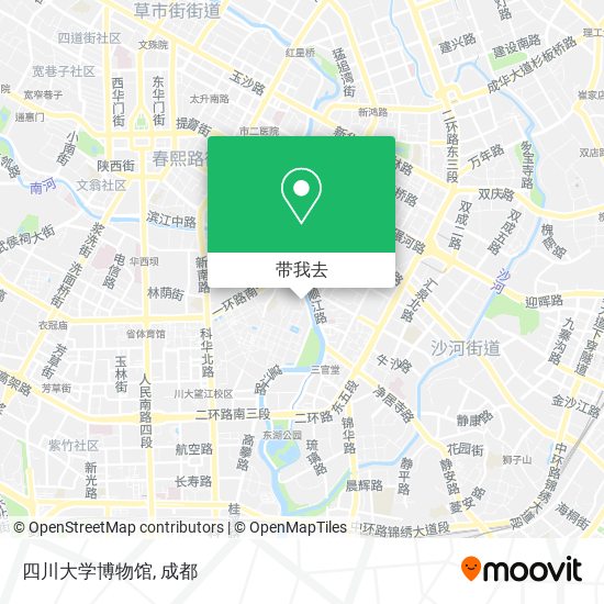 四川大学博物馆地图