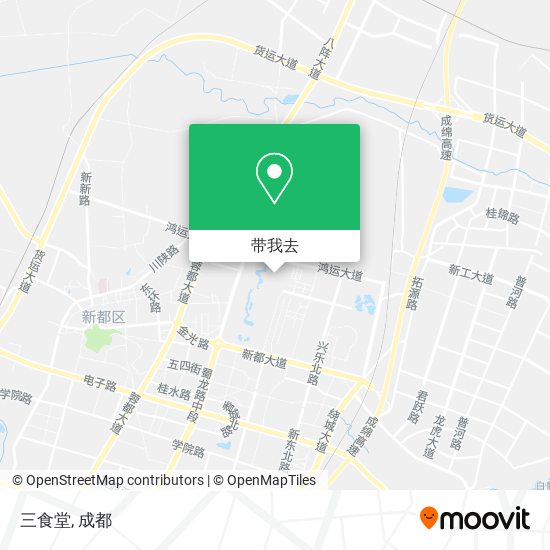 三食堂地图