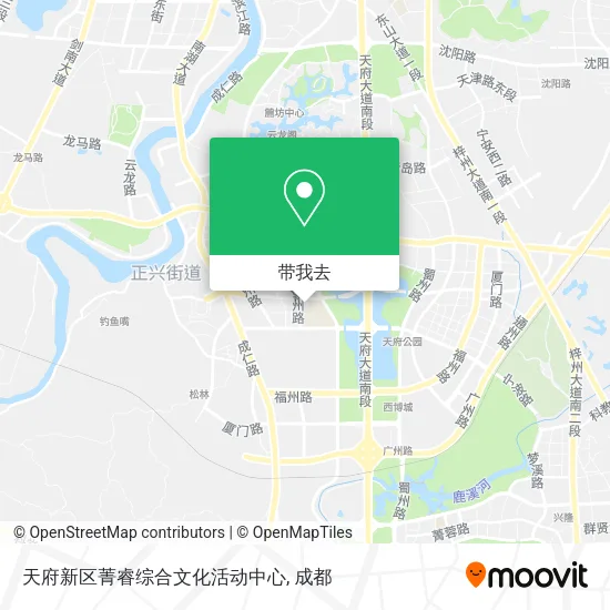 天府新区菁睿综合文化活动中心地图