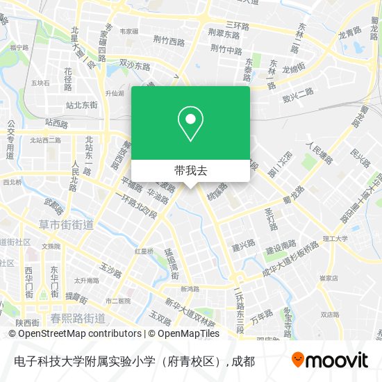 电子科技大学附属实验小学（府青校区）地图