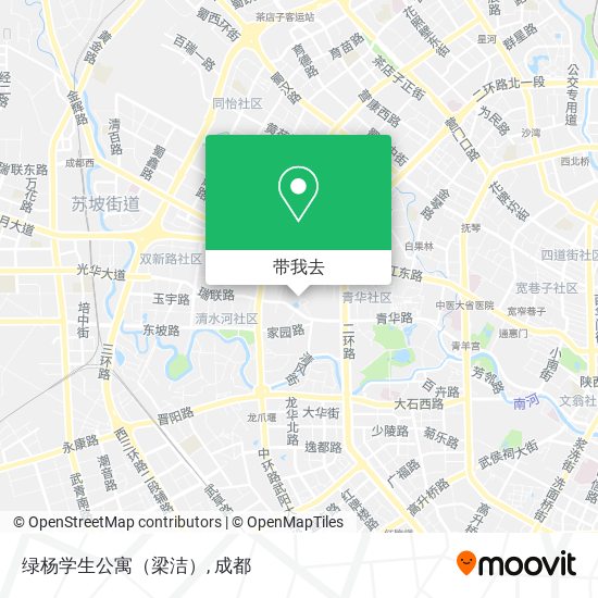 绿杨学生公寓（梁洁）地图