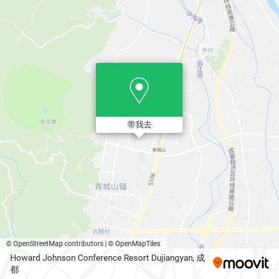 Howard Johnson Conference Resort Dujiangyan地图