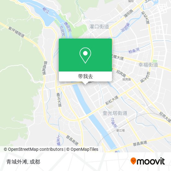 青城外滩地图