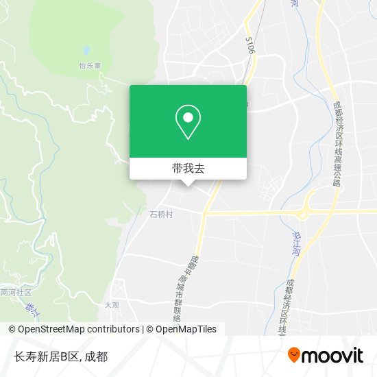 长寿新居B区地图