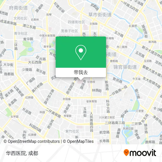 华西医院地图