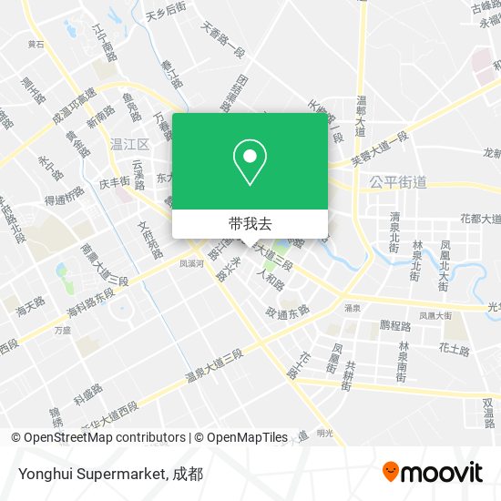 Yonghui Supermarket地图