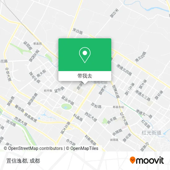 置信逸都地图