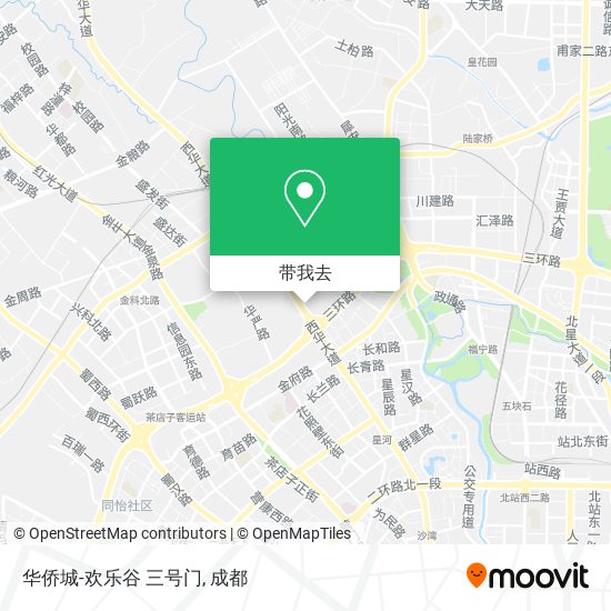 华侨城-欢乐谷 三号门地图