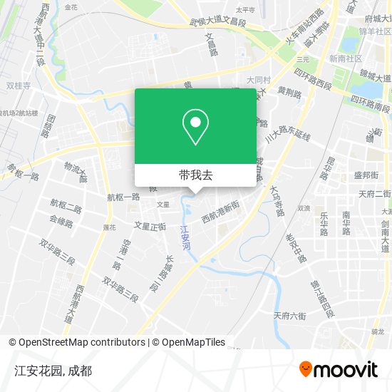 江安花园地图