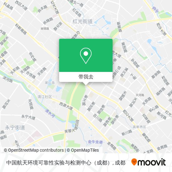 中国航天环境可靠性实验与检测中心（成都）地图