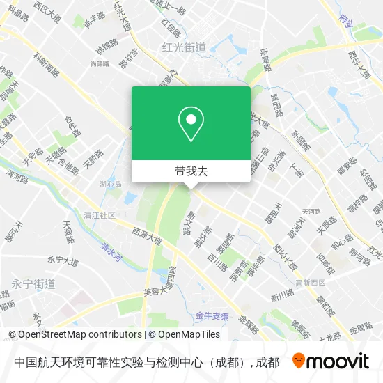 中国航天环境可靠性实验与检测中心（成都）地图