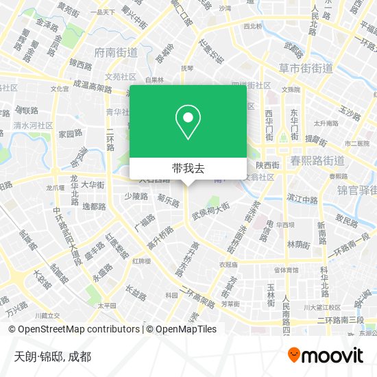 天朗·锦邸地图