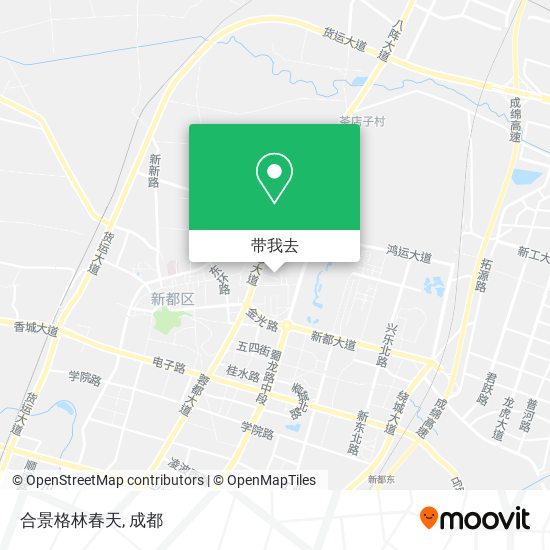 合景格林春天地图