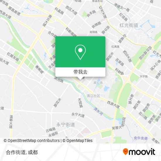 合作街道地图