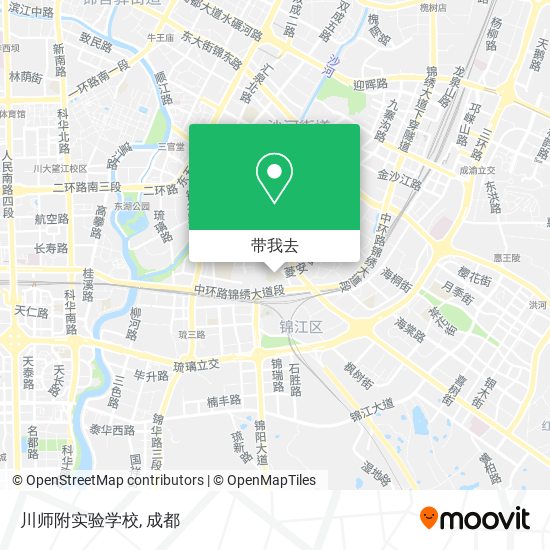 川师附实验学校地图