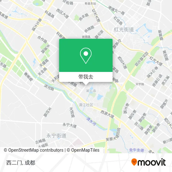 西二门地图