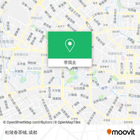 杜陵春茶铺地图