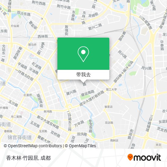 香木林·竹园居地图