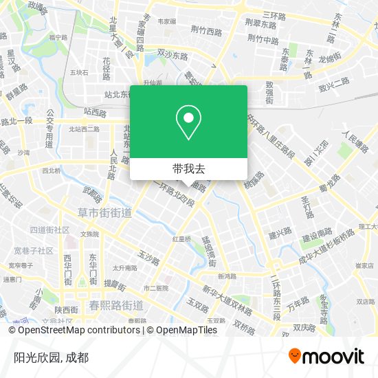 阳光欣园地图