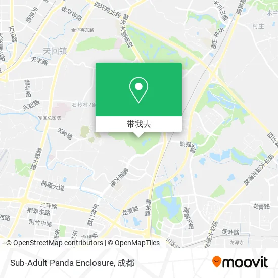 Sub-Adult Panda Enclosure地图