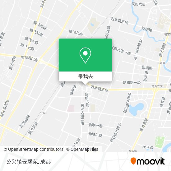 公兴镇云馨苑地图
