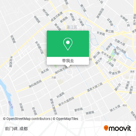 前门碑地图