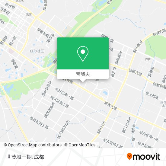 世茂城一期地图