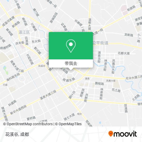 花溪谷地图